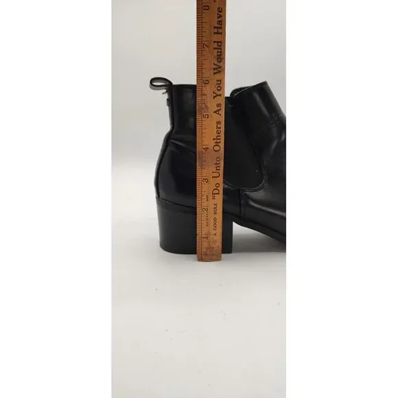 A New Day Black Chelsea Ankle Boots 8 Women's - Picture 5 of 9